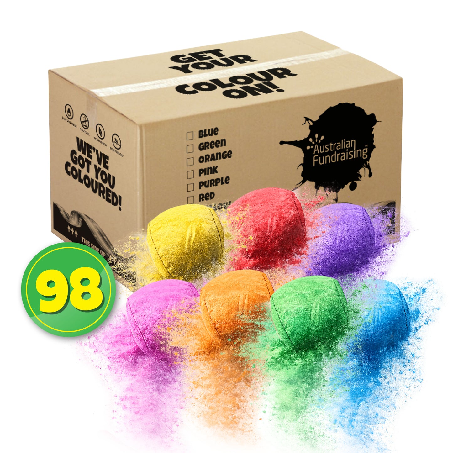 Colour Powder Ball Packs