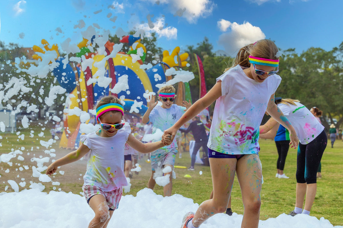 Best Colour Fun Run Obstacles for Schools and Events - Holi Colour Powder