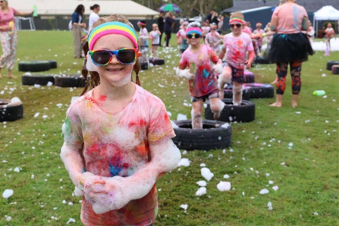 Best Colour Fun Run Obstacles for Schools and Events - Holi Colour Powder