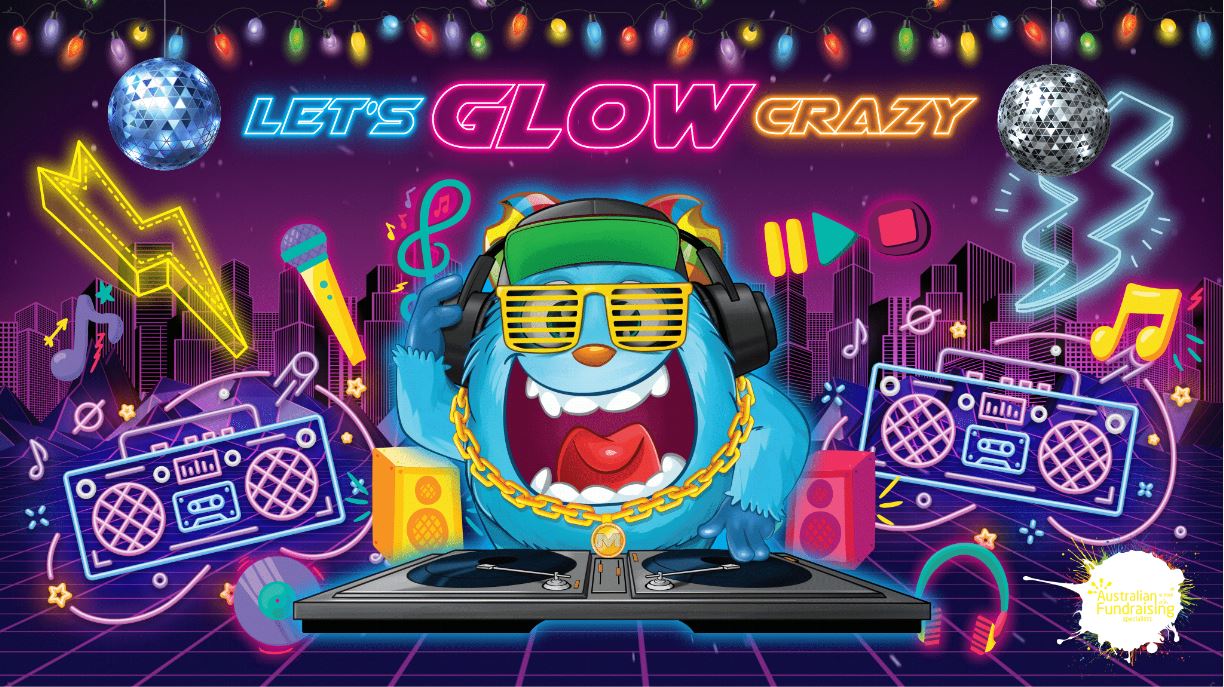 Glow Party Backdrop