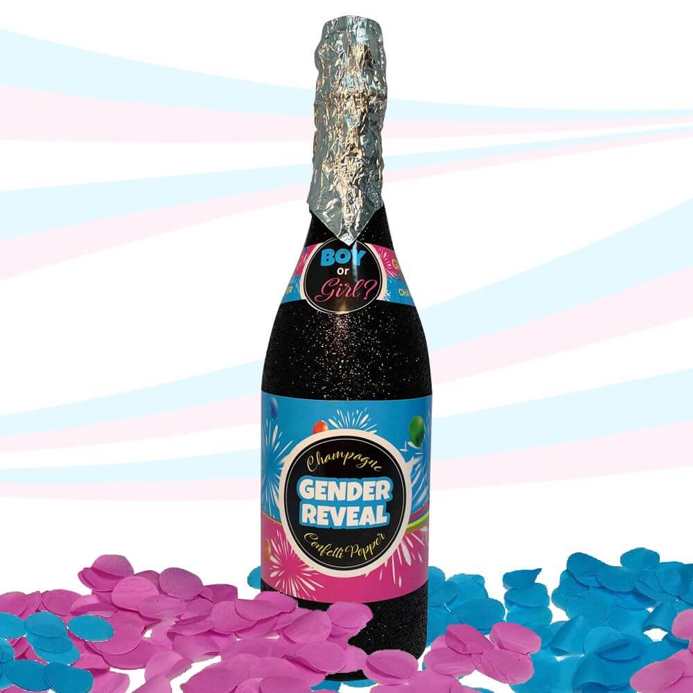 Gender Reveal Champagne Confetti Cannon