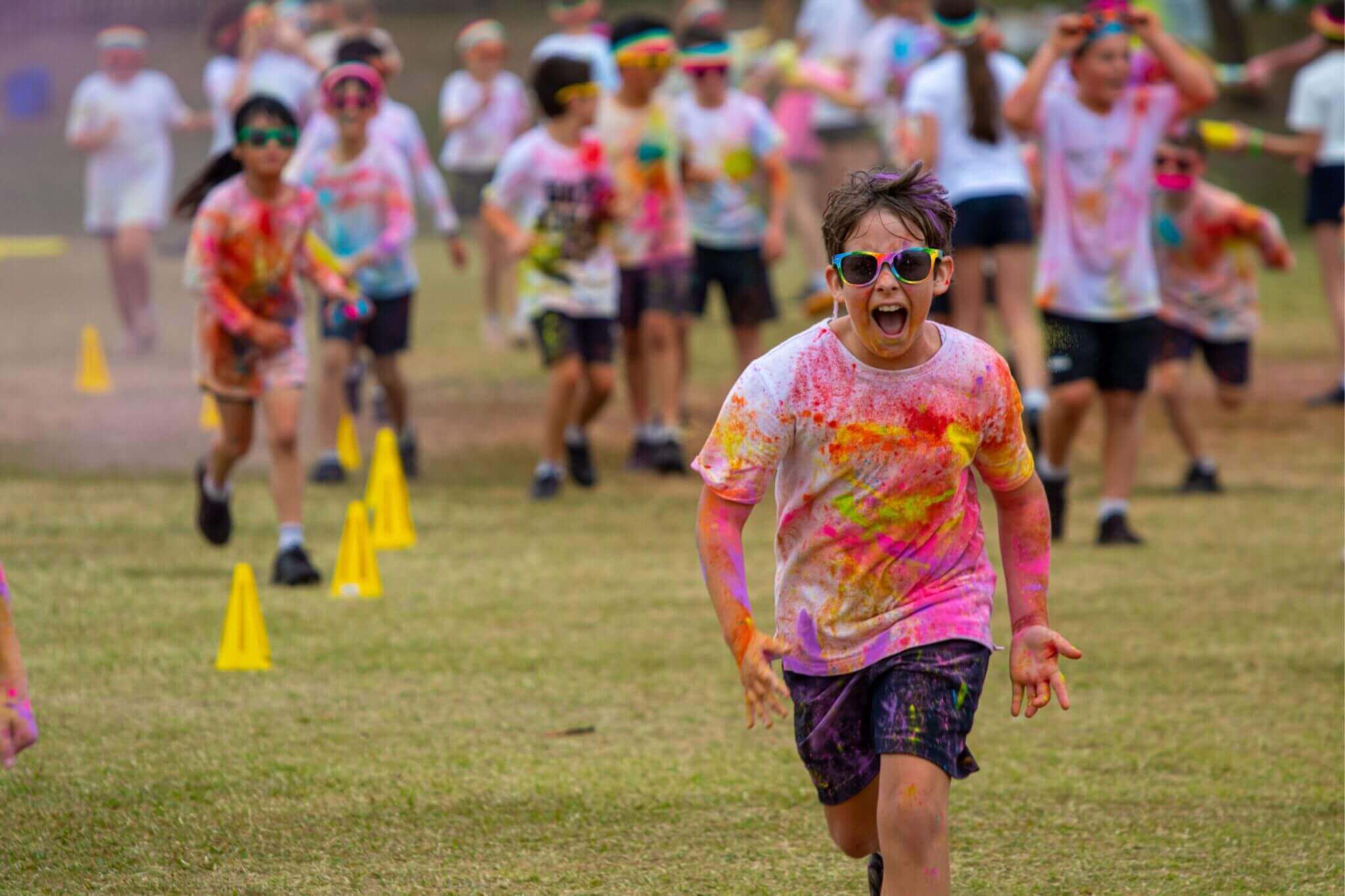 Best Colour Fun Run Obstacles for Schools and Events - Holi Colour Powder