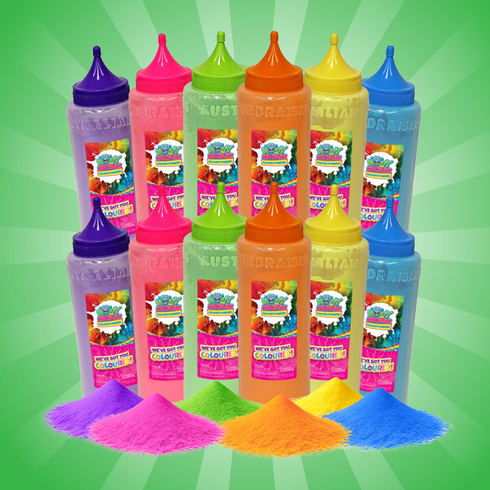 6kg Colour Powder Bottle Pack 12 x 500g