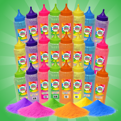 12kg colour powder bottle pack 24 x 500G