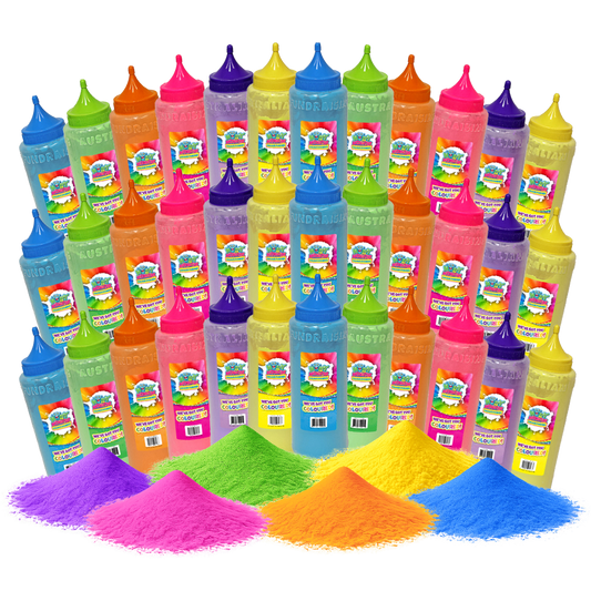 18kg colour powder bottle pack 36 x 500G