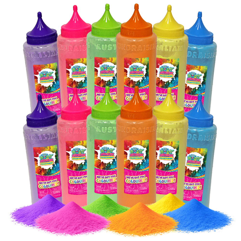 6kg Colour Powder Bottle Pack 12 x 500g