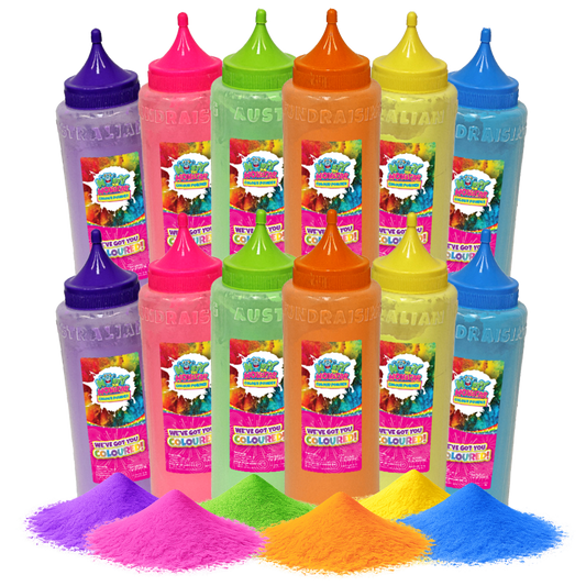 6kg Colour Powder Bottle Pack 12 x 500g