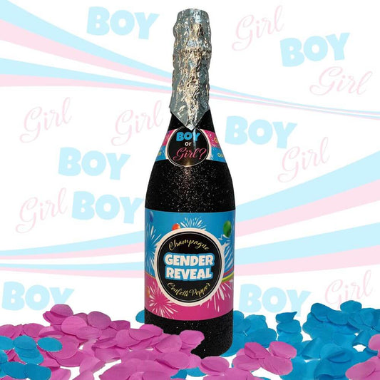 Gender Reveal Champagne Confetti Popper
