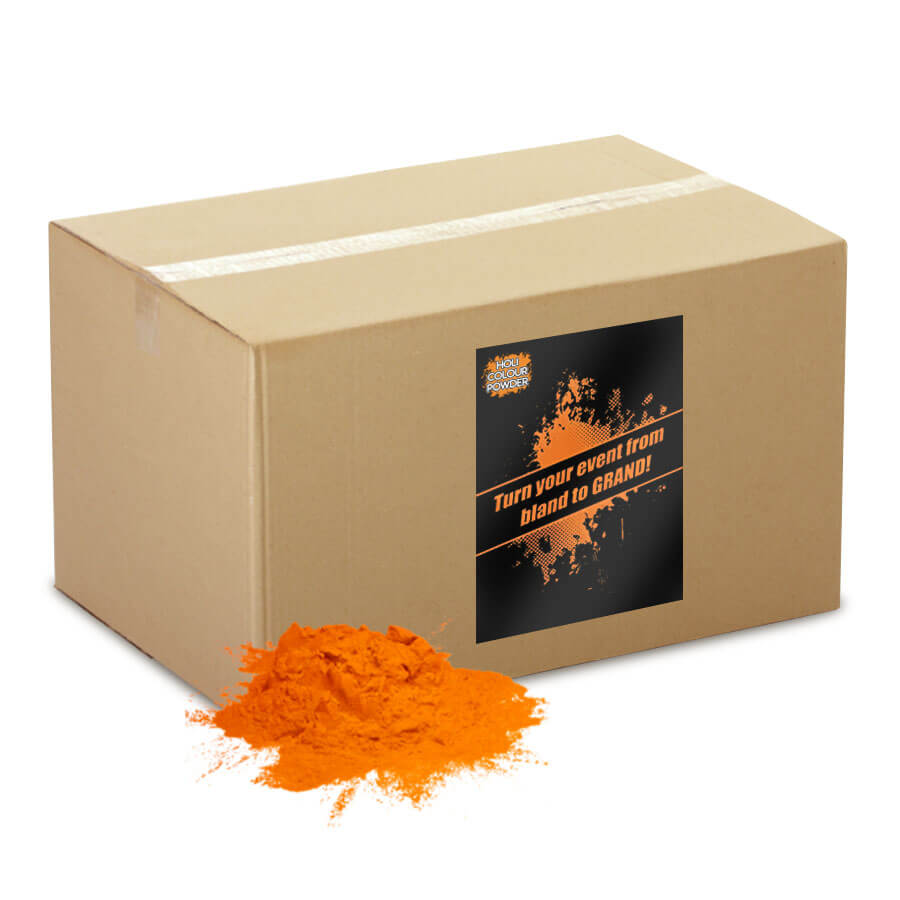 holi orange powder
